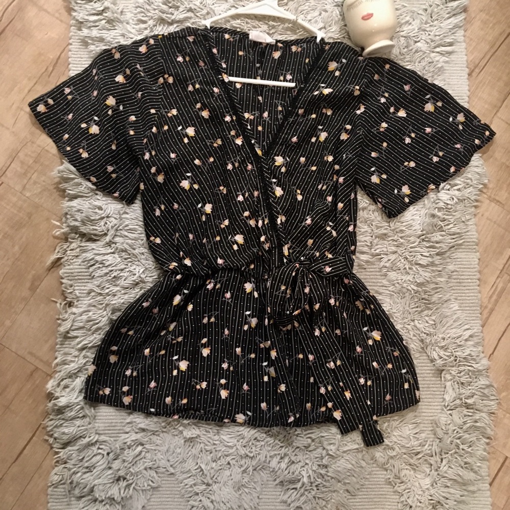 Floral Sheer Blouse